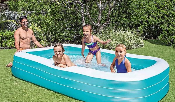 intex inflatable above ground pool