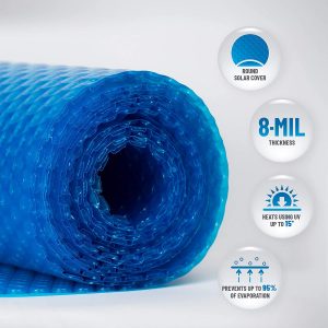 Blue Wave NS115 8-mil Solar Blanket for Round Above-Ground Pools